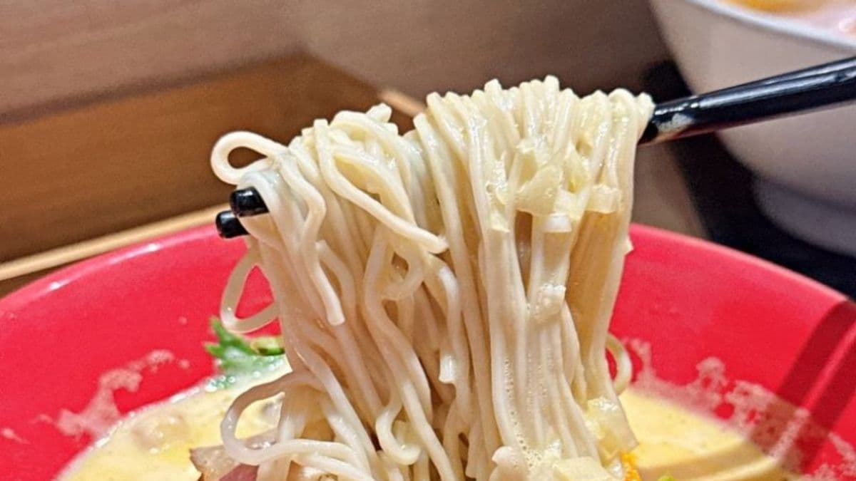 拉麵的麵條也是美味的關鍵。（圖片來源：瑪莉食報）