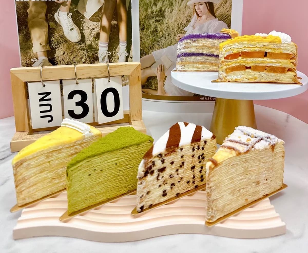 平價千層蛋糕神店85折！手工煎製35層真材實料，必買斑馬巧克力、新品開心果