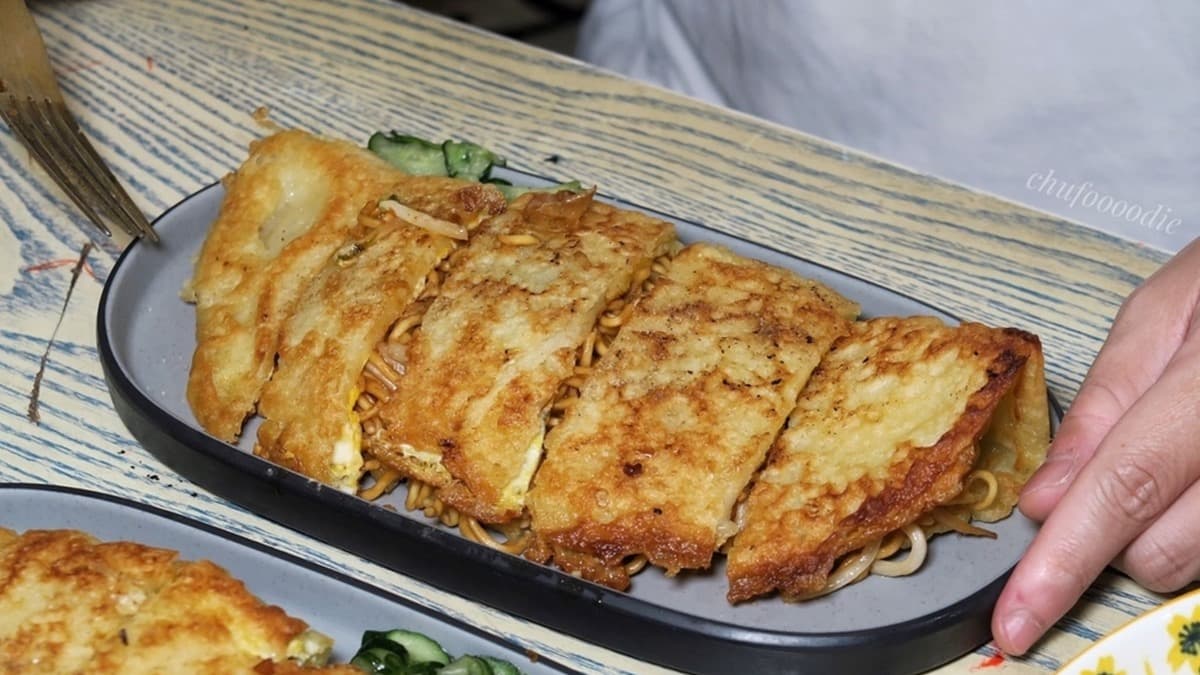 想吃飽，可以選擇泡麵蛋餅。（圖片來源：筑筑の吃喝玩樂記）
