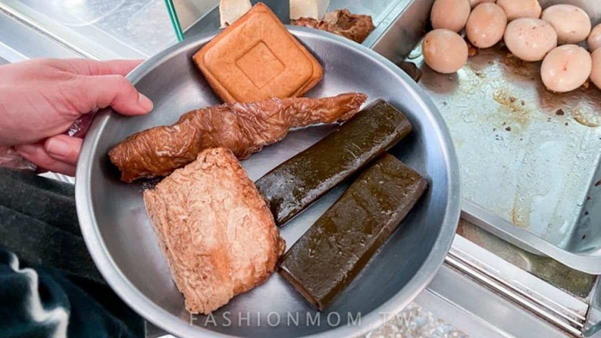 土魠魚羹還有滷菜一起，絕配的澎湖早午餐。（圖片來源：飛炫葡萄媽）