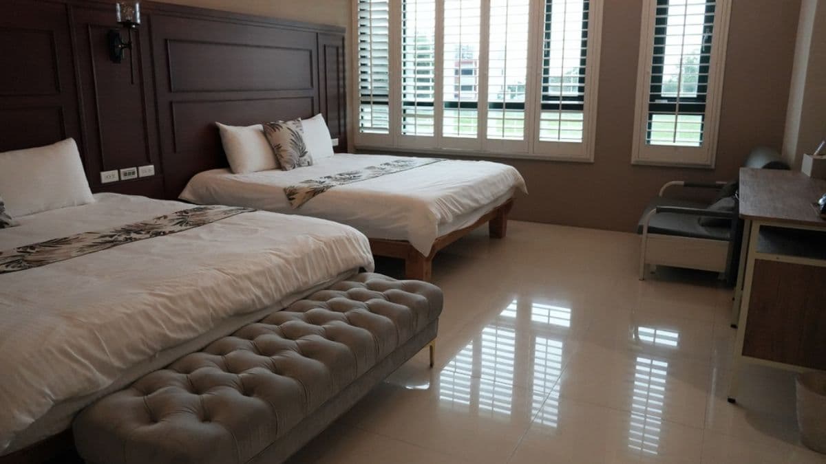 四人房空間寬敞，適合一家大小入住。（圖片來源：秀的生活點滴）