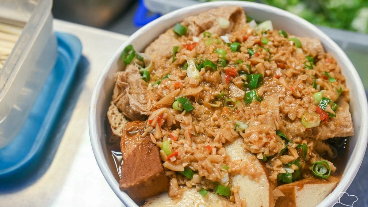 大綜合選了豆干、米血、豆皮、百頁。（圖片來源：阿君的玩食天堂）