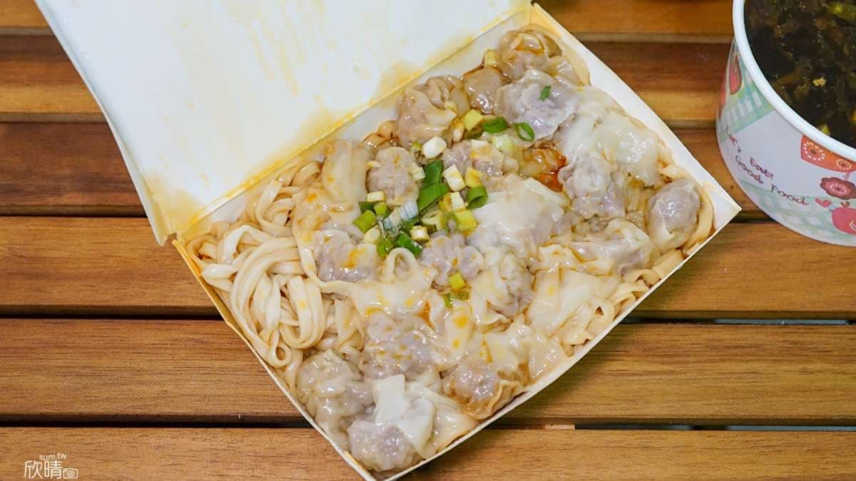在早餐竟然還可以吃到抄手麵，真的太幸福了。（圖片來源：美食旅遊生活分享。欣晴）