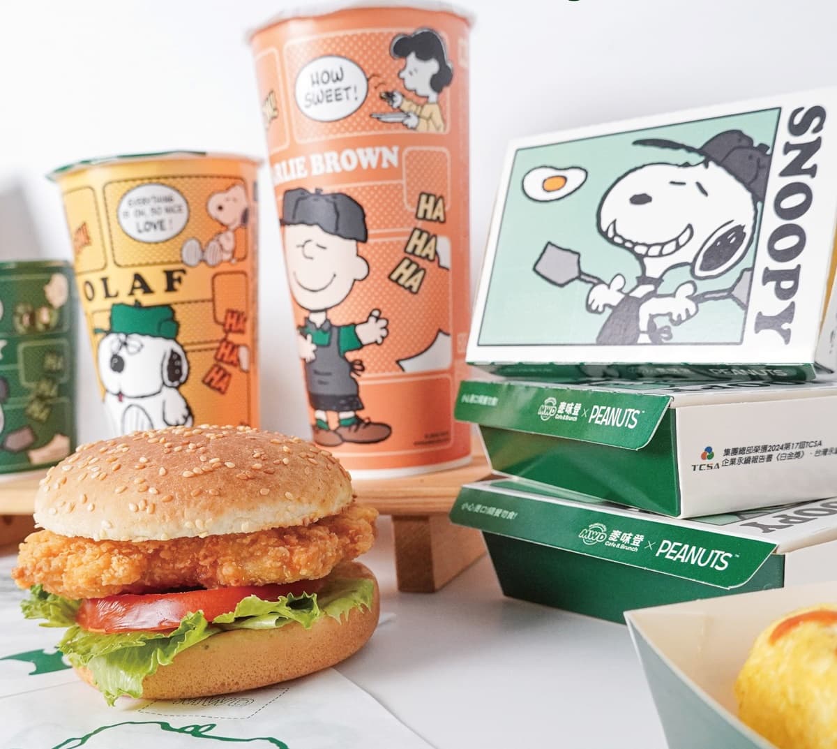 「麥味登Ｘ史努比」最新聯名！３款歐拉夫包裝必搶，加碼酸菜米腸蛋捲、油條捲