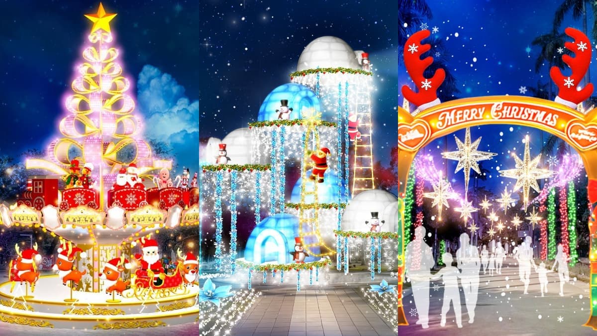 南部最大「夢幻聖誕村」這天登場！美拍３大主題聖誕樹，還有飄雪秀、逛市集