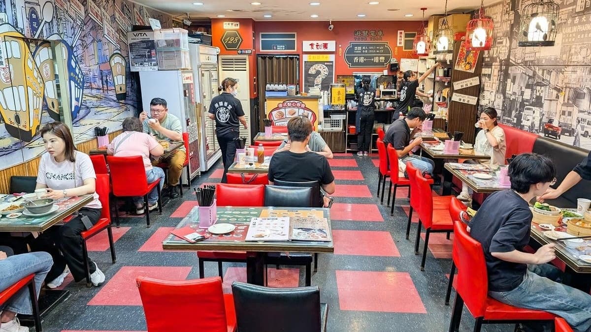 店裡有著濃濃的港式懷舊風格。（圖片來源：Jeremy以食為天）