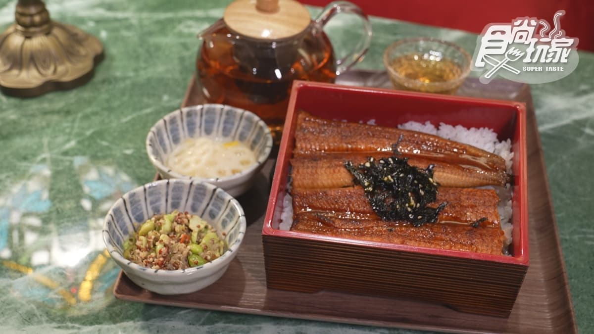 「蒲燒鰻魚飯」油脂豐厚，醬汁吃起來鹹甜不膩口。