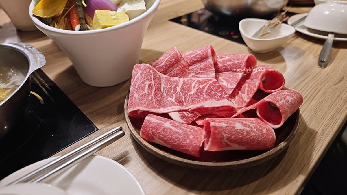 美國頂級老饕翼板牛肉鍋。（圖片來源：Maruko與美食有個約會）