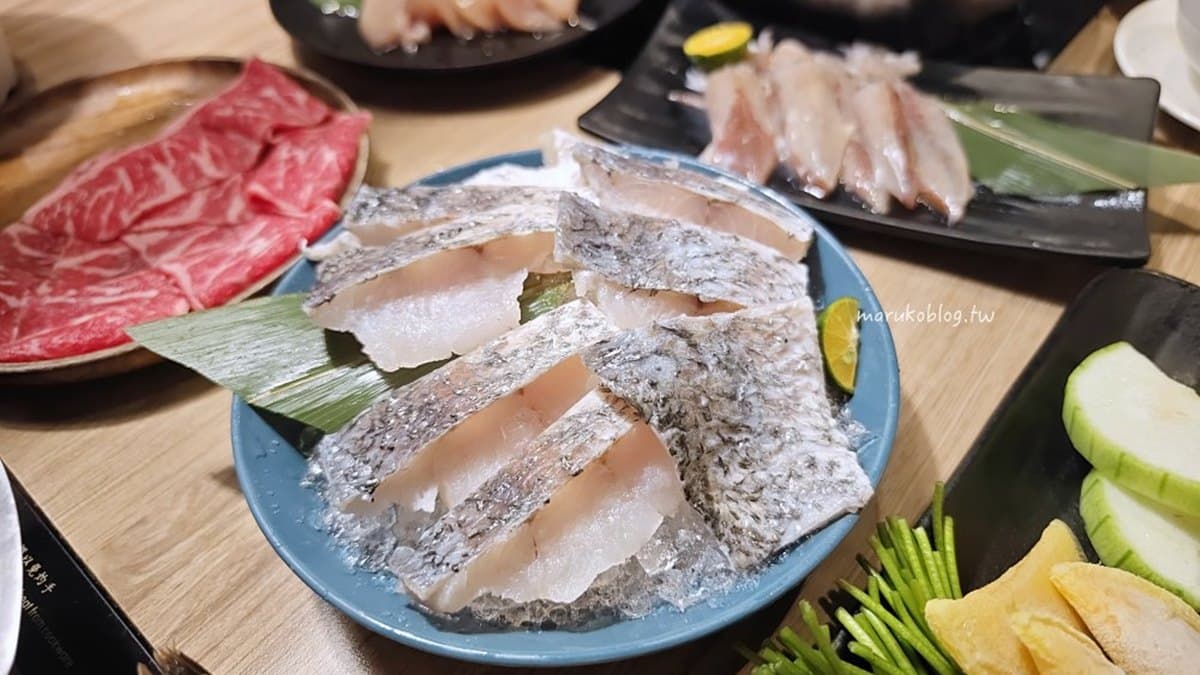 嚴選鮮切鱸魚片。（圖片來源：Maruko與美食有個約會）