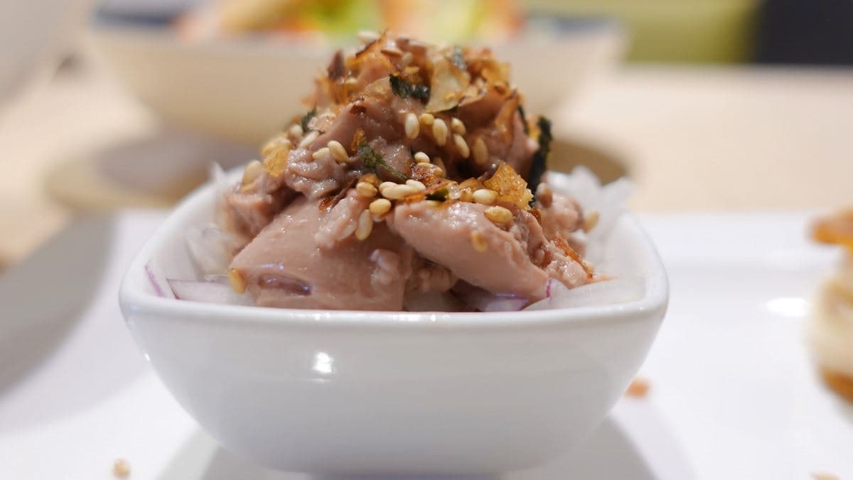 和風鱈魚肝很有日本料理的風味，非常清爽可口。（圖片來源：佐伊時尚玩樂誌）