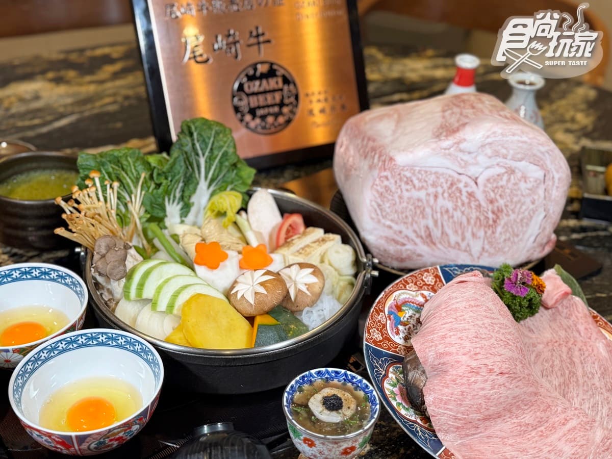 全台第１間「日本壽喜燒名店」！爽嗑A5和牛套餐、痛風級海膽丼，免費送干貝