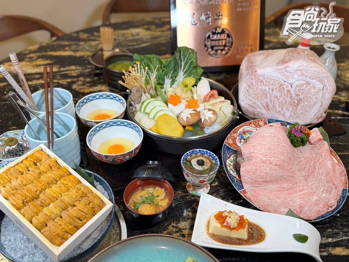 全台第１間「日本壽喜燒名店」！爽嗑A5和牛套餐、痛風級海膽丼，免費送干貝