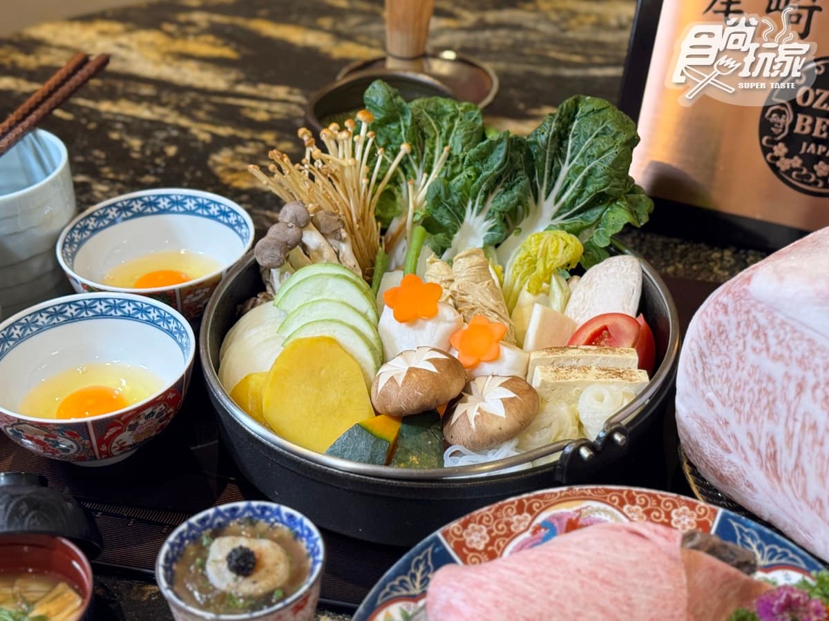 全台第１間「日本壽喜燒名店」！爽嗑A5和牛套餐、痛風級海膽丼，免費送干貝