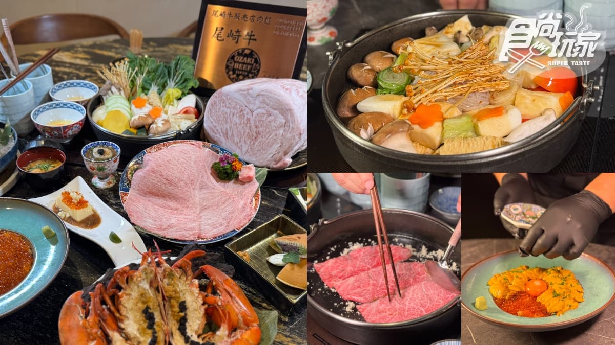 全台第１間「日本壽喜燒名店」！爽嗑A5和牛套餐、痛風級海膽丼，免費送干貝