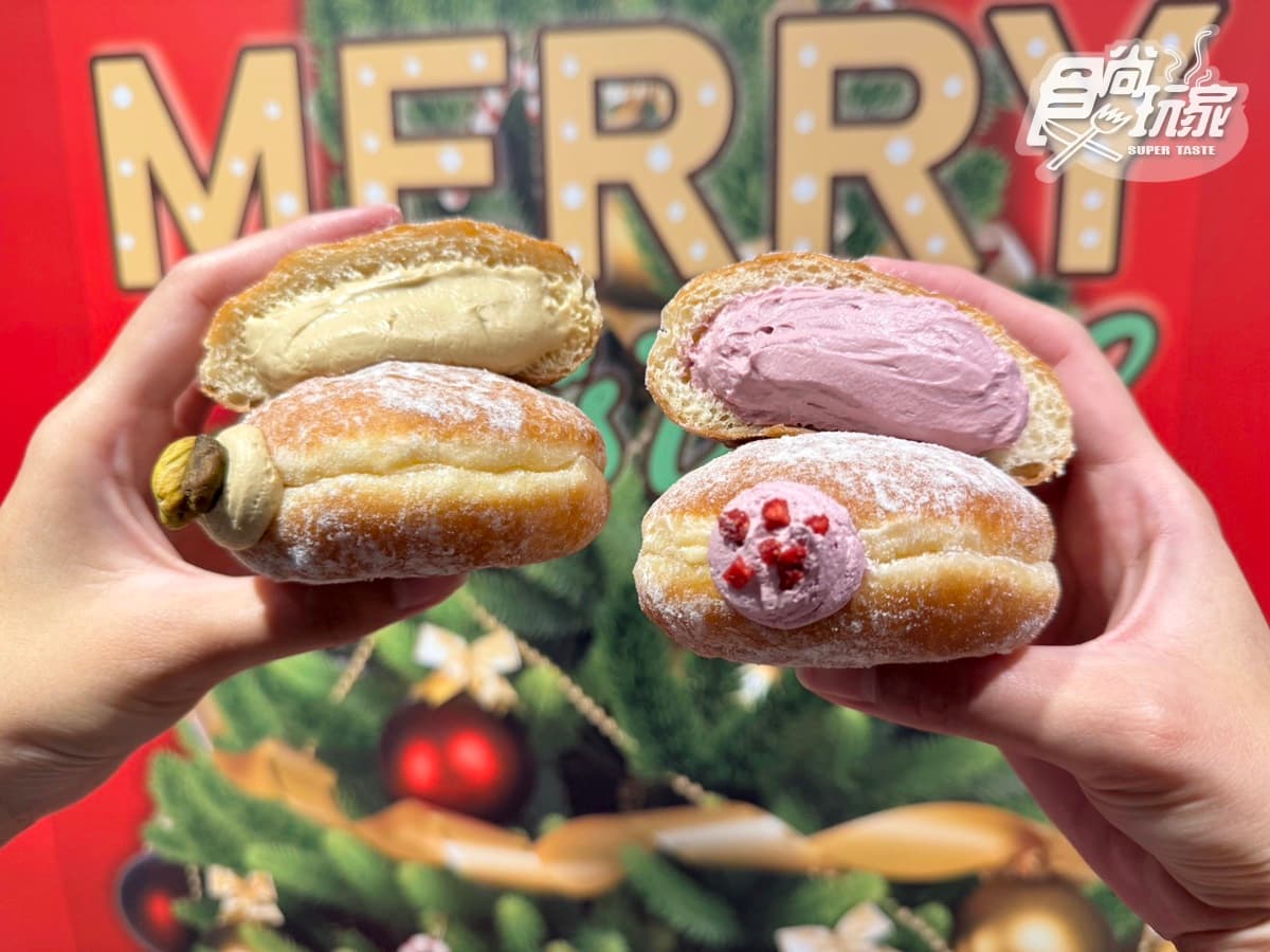 最Q史努比大頭甜甜圈！Krispy Kreme加12元送１盒、Mister Donut耶誕新圈體