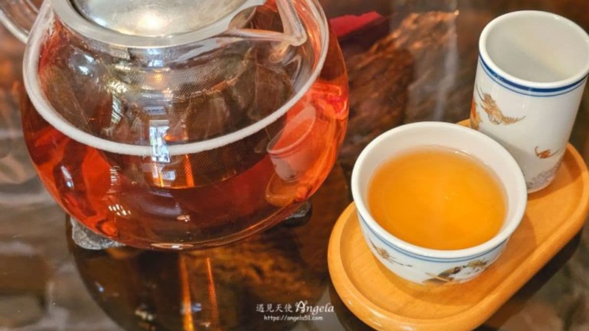 有機蜜香紅茶茶湯顏色紅透。（圖片來源：遇見天使Angela）