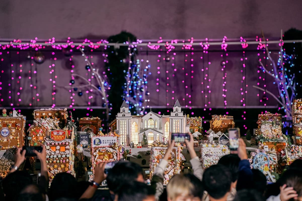 全台最大「薑餅城市」夢幻點燈！超過70座薑餅屋超好拍，聖誕市集快閃２天
