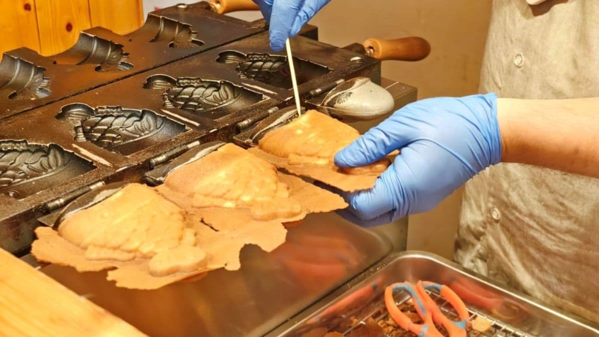 店家最特別的甜點是店內有現做鯛魚燒。（圖片來源：薇琪&吉米の生活小札記）