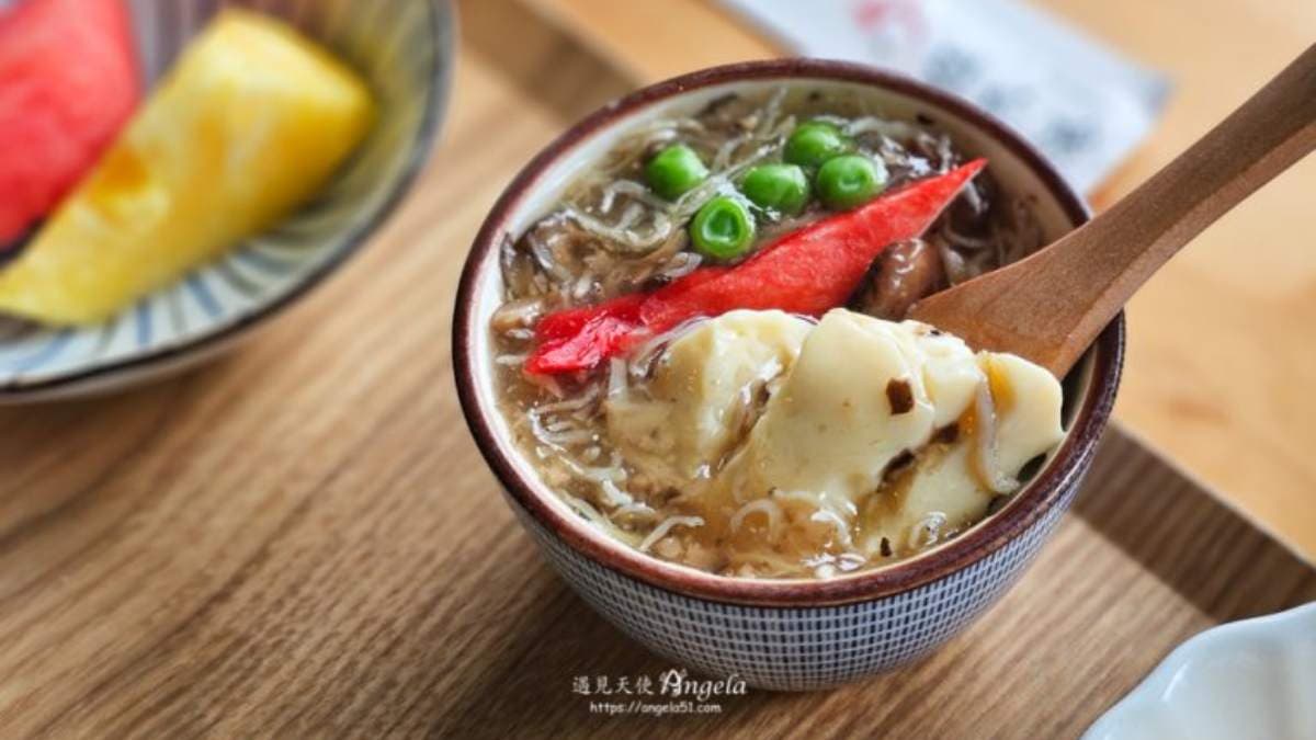 茶碗蒸海鮮滿滿，配料豐富。（圖片來源：遇見天使Angela）