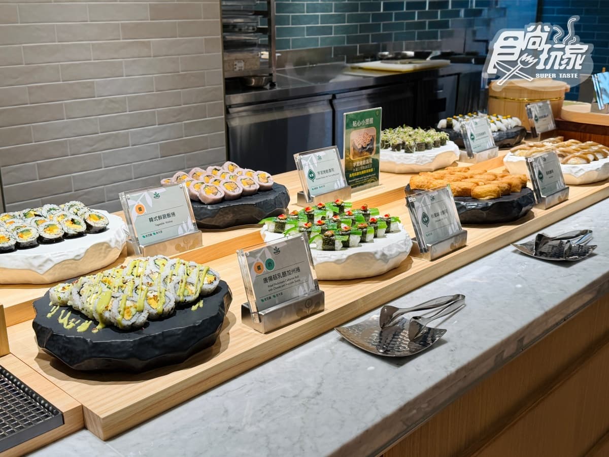 CNN認證「蔬食Buffet」開幕了！爽嗑3.5小時，熱炒、烤物、甜點200道無限夾