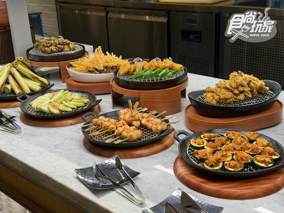 CNN認證「蔬食Buffet」開幕了！爽嗑3.5小時，熱炒、烤物、甜點200道無限夾