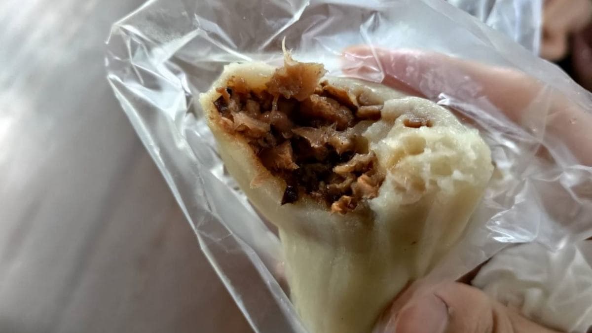 野薑花粿（粄）粽有滿滿菜脯醃漬入味，放涼口感也不變。（圖片來源：踢賴旅遊）