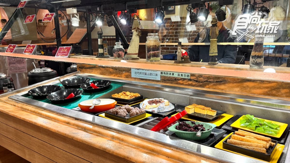 559元就能享用排餐與豐盛自助吧，生菜沙拉、甜點蛋糕、各式飲料、熱食通通有。