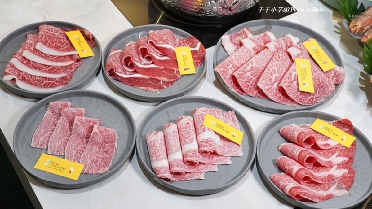 愛吃A5和牛的老饕們，到這裡可以一次品嘗多種不同的和牛唷！（圖片來源：千千小芋頭）