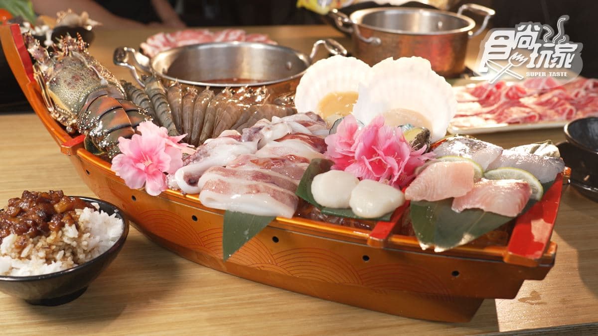 「奢華海鮮船」可吃到澎派海鮮。