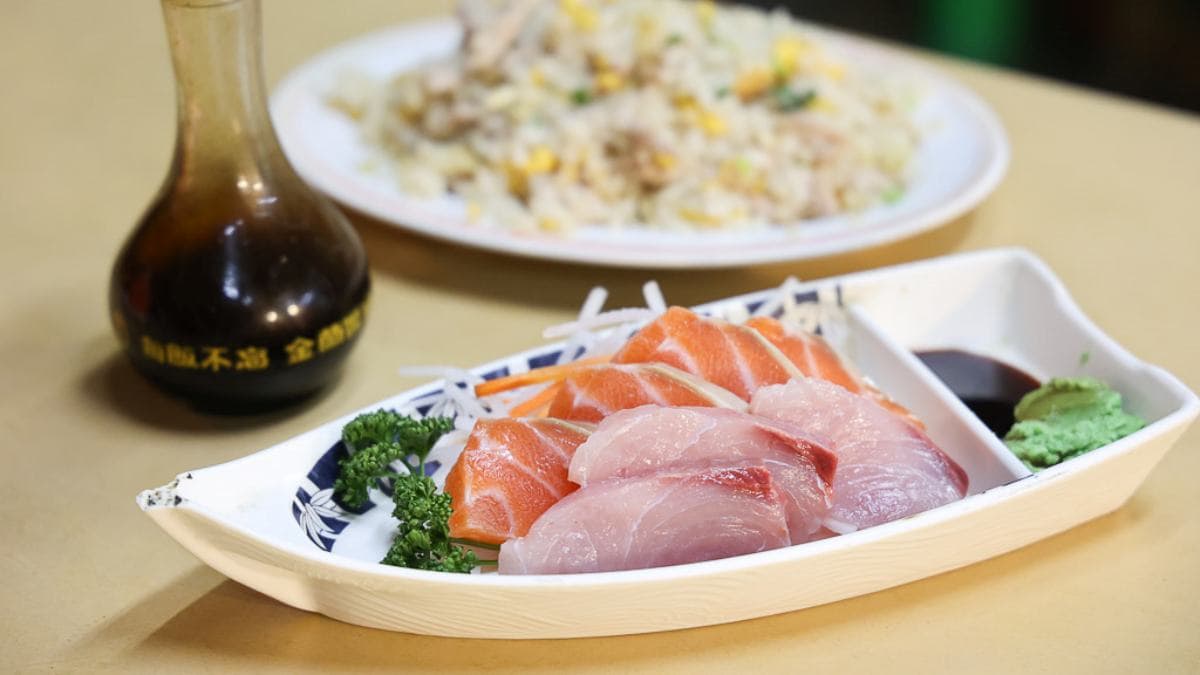 生魚片魚肉食材新鮮、Q彈。（圖片來源：口袋吃吃五十咩）