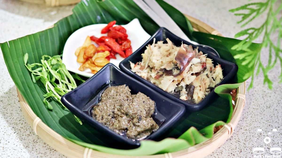 「馬告鱘龍魚肝醬佐舒肥鱘龍魚排」將原住民風味食材製作成如精緻的法式料理。（圖片來源：馬克的足跡）