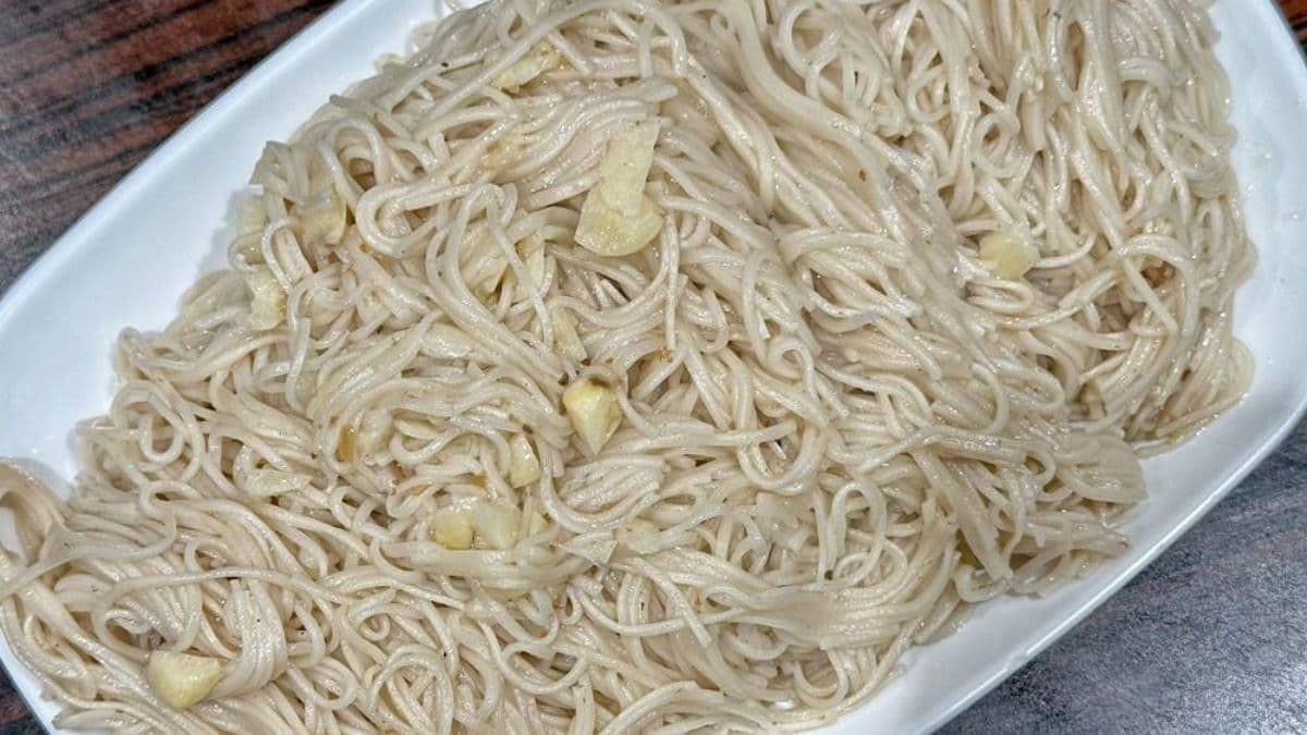 中份麵線分量十足，一家四口吃剛剛好。（圖片來源：Ann•榜哥•生活事務所）