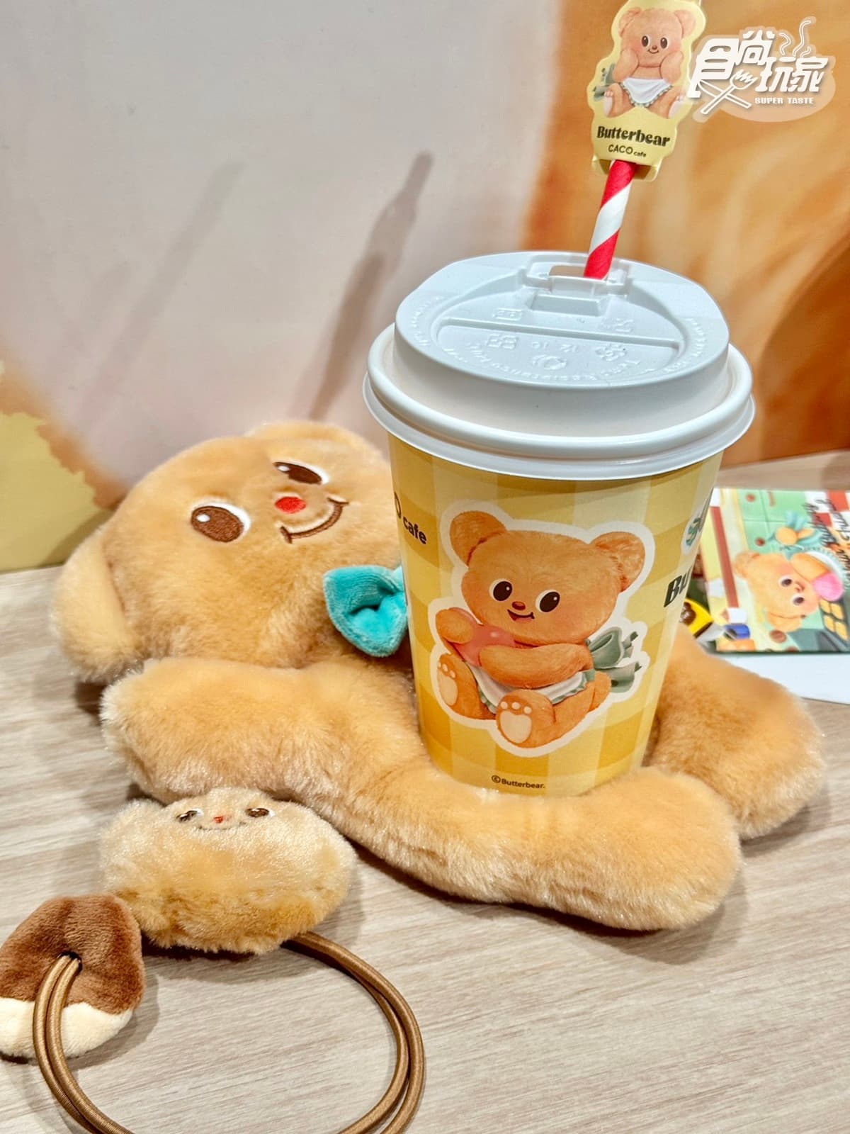 泰國超火「奶油小熊」咖啡廳登台！Butterbear造型雞蛋糕，周邊伴手禮、滿額贈