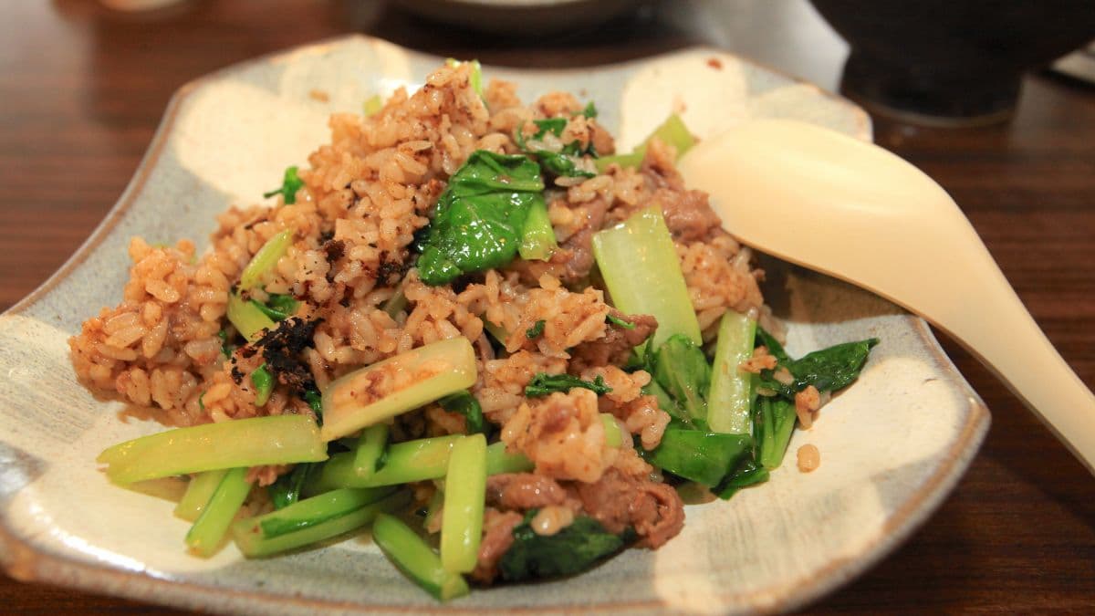 羊肉炒飯沙茶濃郁鹹香開胃。（圖片來源：樂天小高の美食之旅）