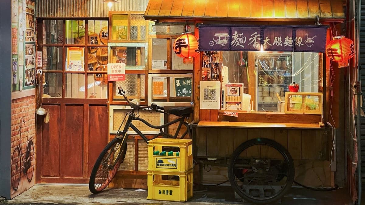 店面處處都可以看到復古的經典元素。（圖片來源：柚香魚子醬的蹦蹦跳跳）