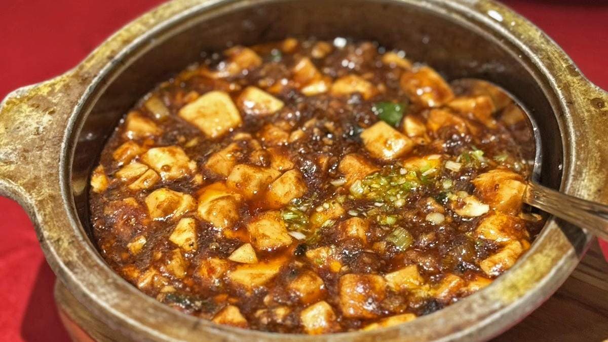 主廚私房菜的鴨油麻婆豆腐。（圖片來源：JUN 享樂誌｜HEDONIST JUN）
