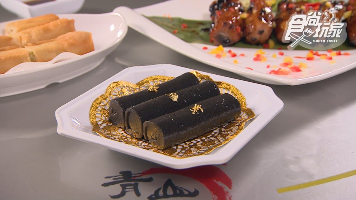 「金箔芝麻捲」的芝麻香濃郁，讓人忍不住一口接著一口。