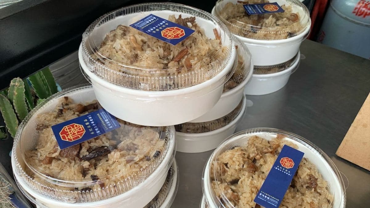 油飯用料實在，米飯也不會太黏膩。（圖片來源：果果愛Fruitlove）