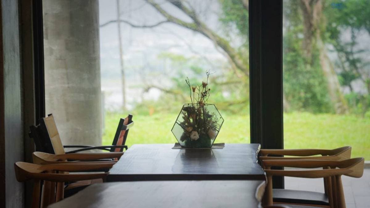 民宿大廳根本是攝影棚等級，怎麼拍怎麼美！（圖片來源：微笑娃）