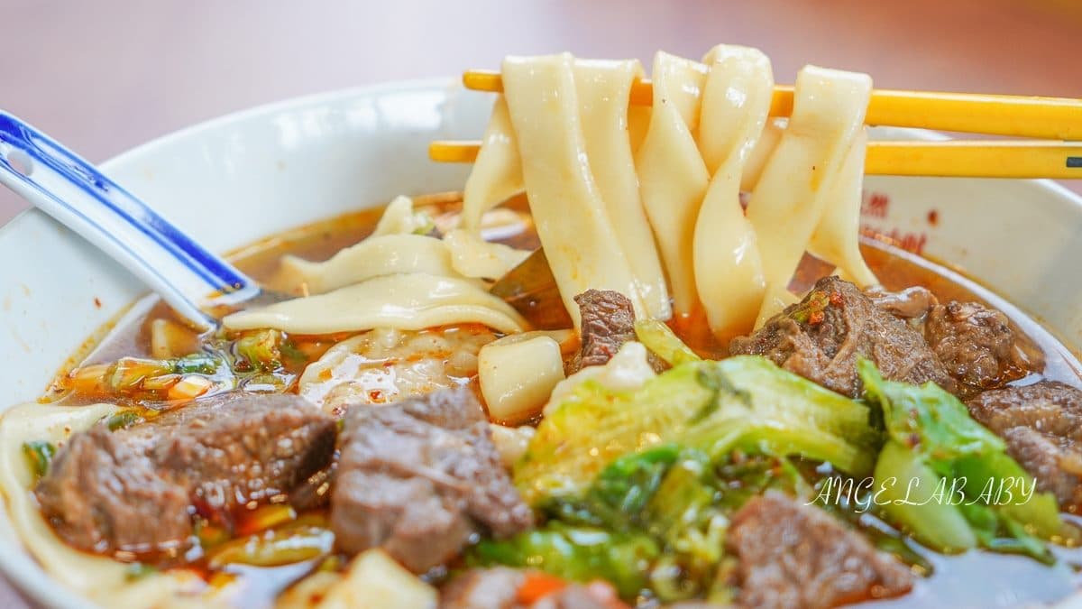 麵條帶有彈性，吃到最後也不會軟爛。（圖片來源：梅格享樂日記）