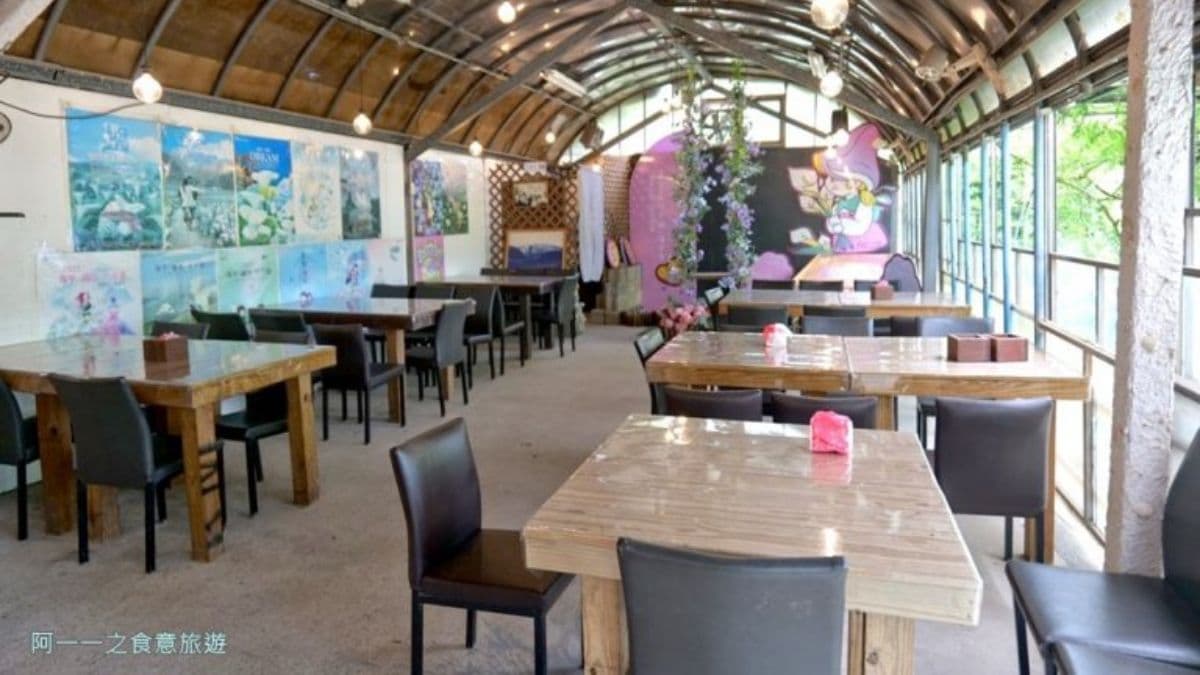 海芋園也有室內餐廳，賞花後可用餐或休息。（圖片來源：阿一一之食意旅遊）