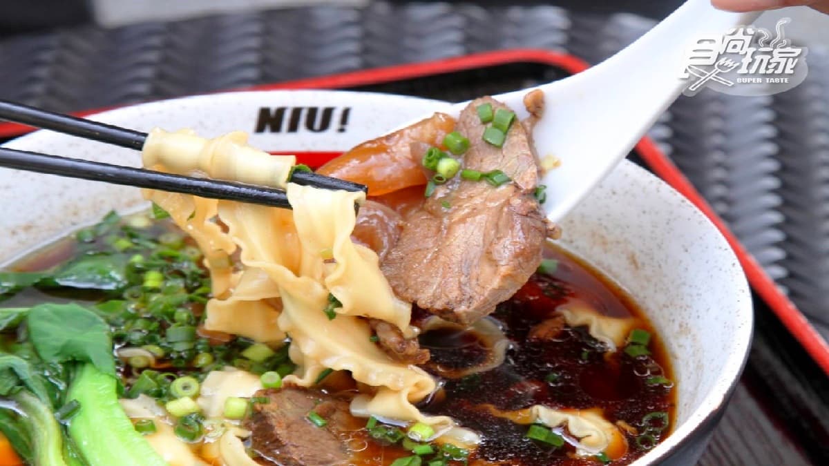 NIU台灣牛肉麵選用熊本赤牛。