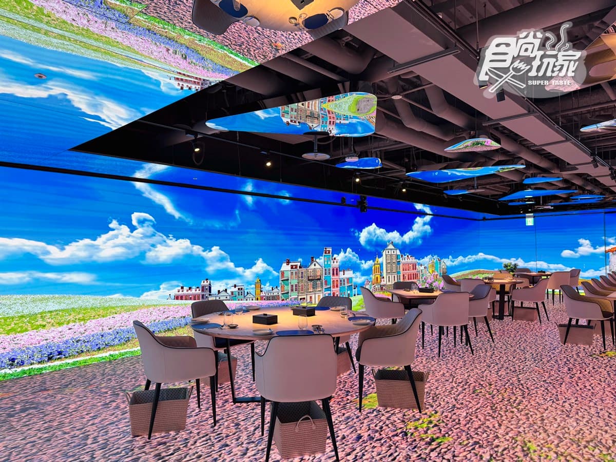 全台第１間「360度沉浸式餐廳」！176元起爽吃炭烤牛排，壽星免費送蛋糕