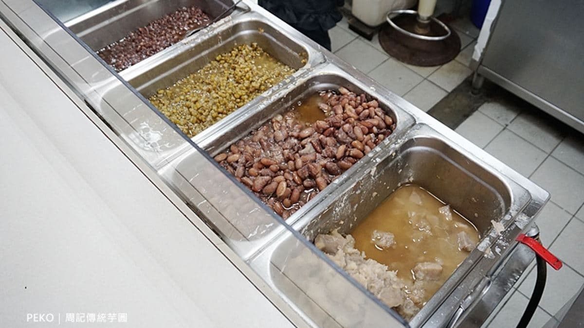 除了主角芋圓，配料也不馬虎，有湯圓、紅豆、綠豆等。（圖片來源：PEKO の Simple Life）