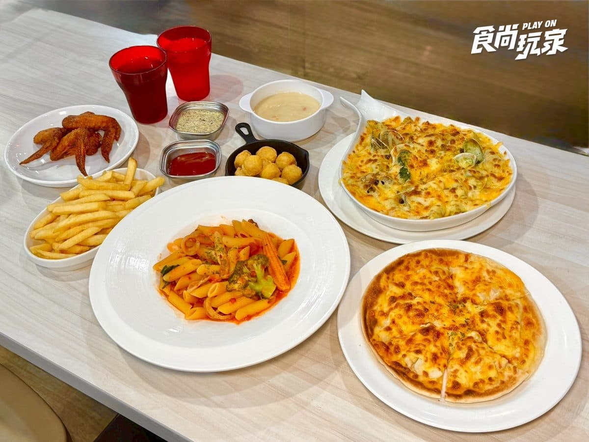 180元開吃「大分量義大利麵」！濃湯、飲料無限暢飲，銅板價升級比臉大焗烤（中獎公布）