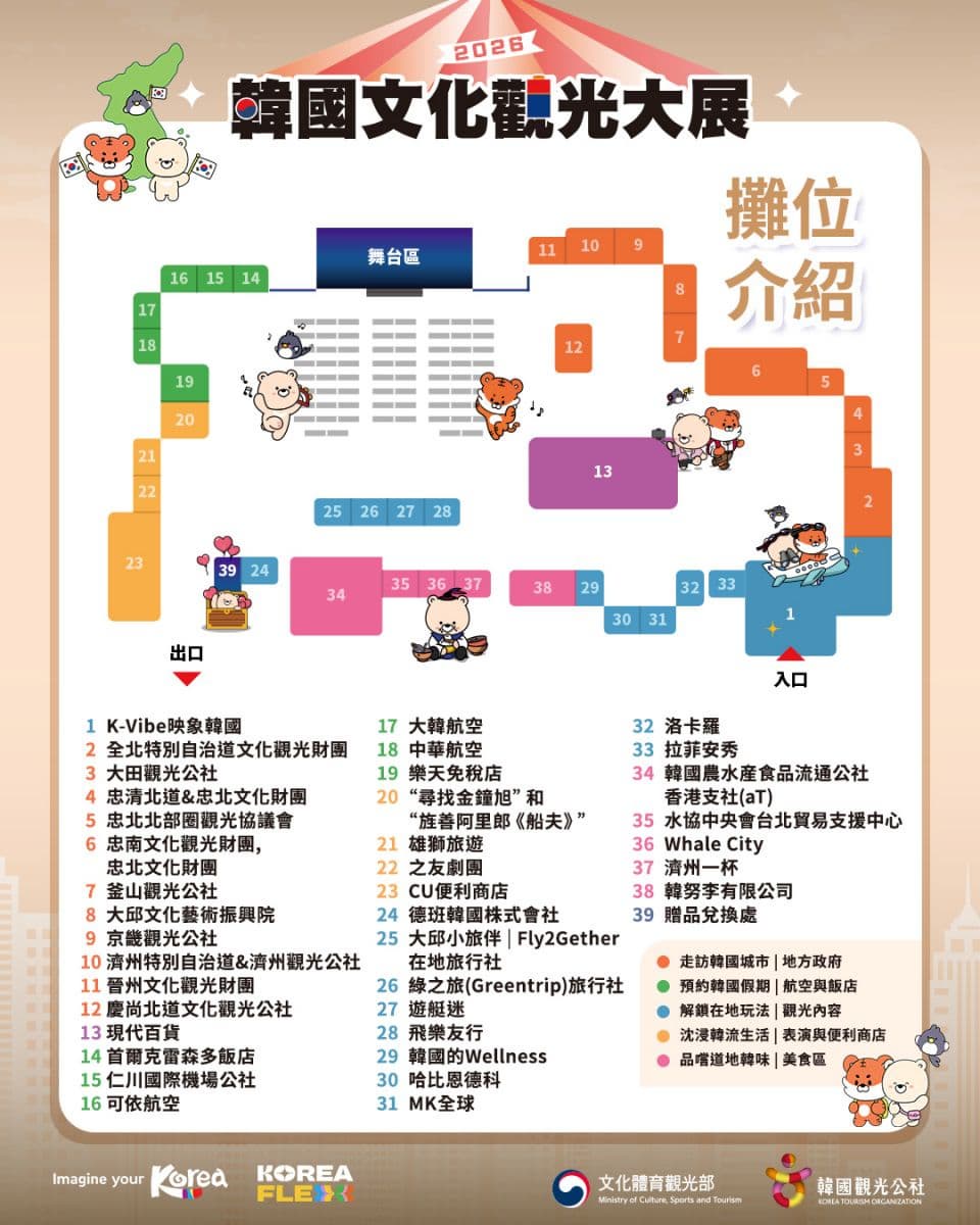 免費送韓國來回機票！「2026韓國文化觀光大展」快閃華山３天，好康攻略看這