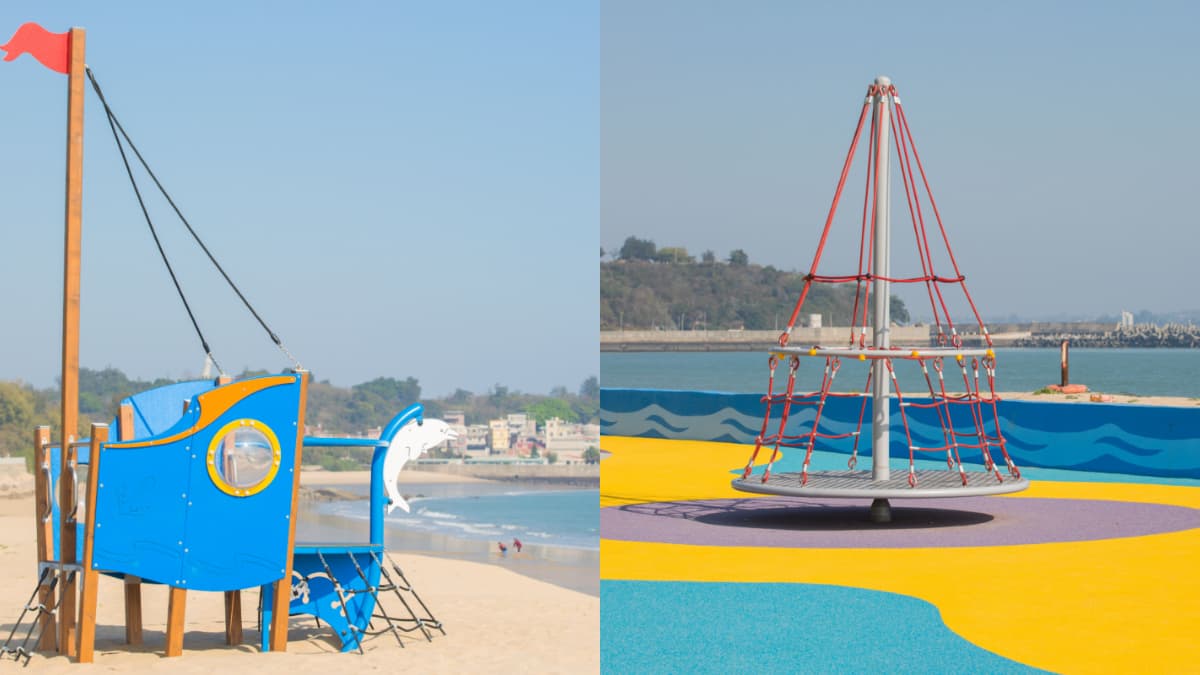 最美海景公園！瘋玩雙軌滑索、旋轉飛盤，夏天再衝限定免費戲水區