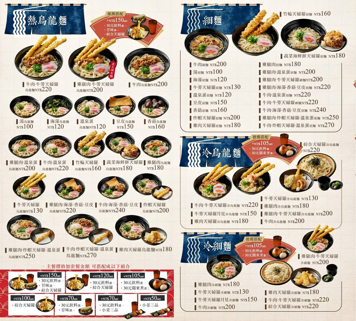 日本超夯「平價烏龍麵」登台！100元起嗑牛蒡天婦羅，開幕送湯烏龍、牡丹餅