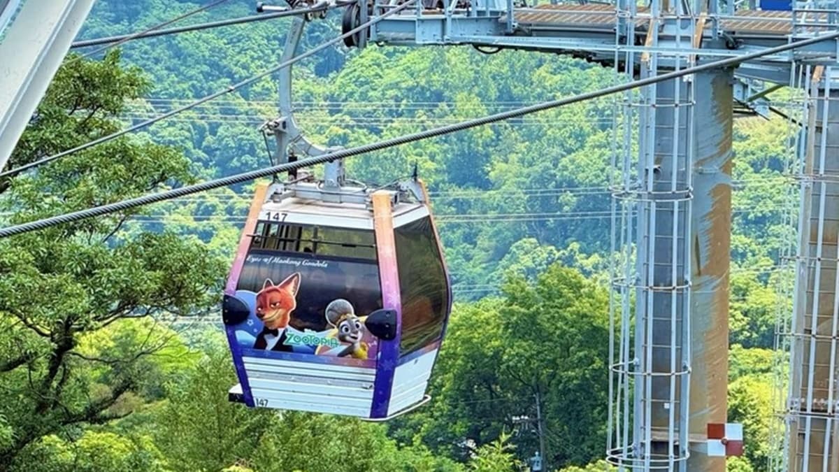 《動物方城市》出沒貓空纜車！必搶茱蒂、尼克等比例公仔車廂，逛周邊快閃店