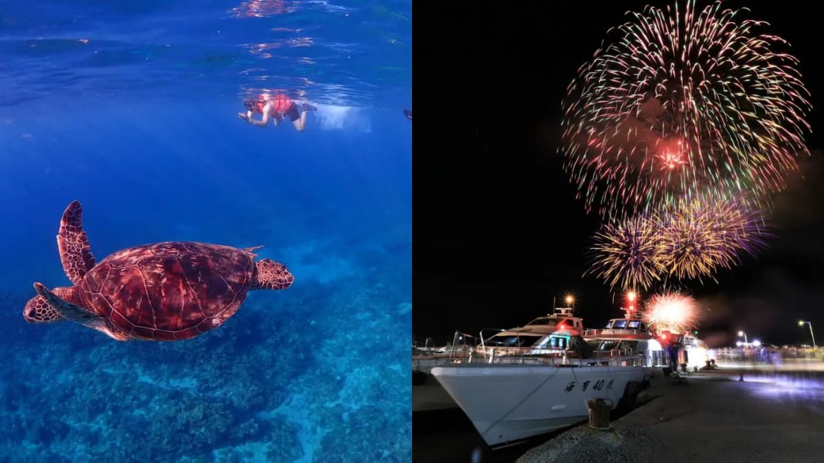 暑假衝離島！６大必玩玩法懶人包，花火節、海龜共游、藍眼淚、跳島行程一次看